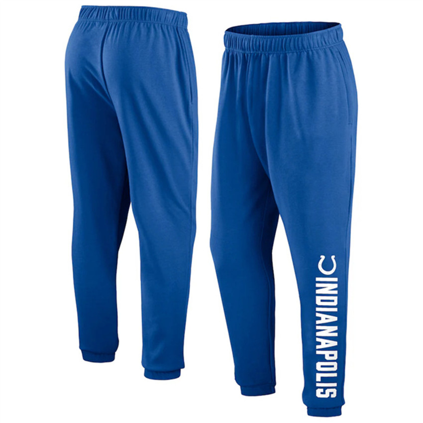 Men's Blue Indianapolis Colts Chop Block Fleece Sweatpants